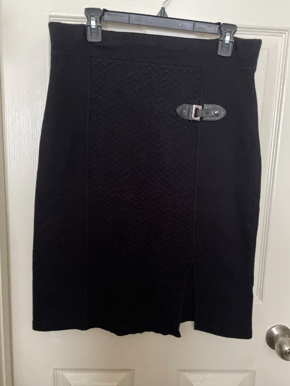 Neiman Marcus Black Knit Skirt
